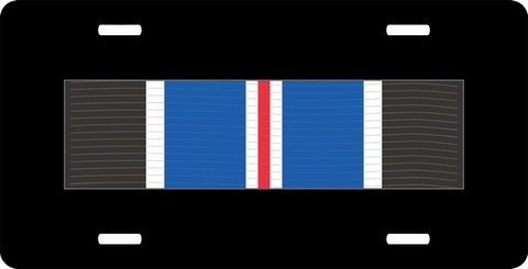 U.S. Army Medal For Humane Action Ribbon License Plate