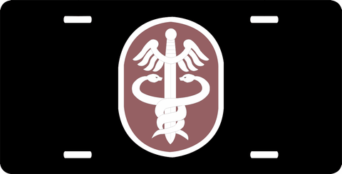 U.S. Army Medical Command License Plate