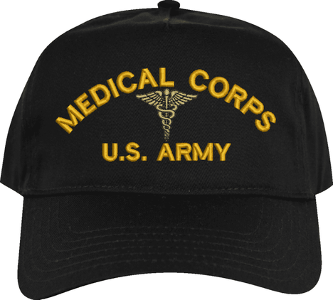 U.S. Army Medical Corps Embroidered Cap