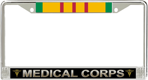 U.S. Army Medical Corps Vietnam Veteran License Plate Frame