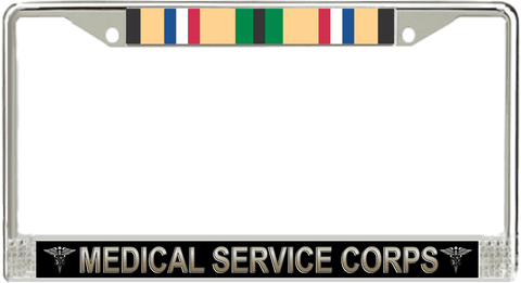 U.S. Army Medical Service Corps Gulf War Veteran License Plate Frame