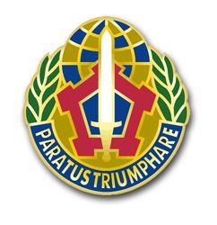 U.S. Army Military Personnel Unit Crest Vinyl Transfer Decal