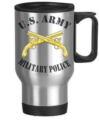 U.S. Army Military Police 14 oz Stainless Steel Travel Mug