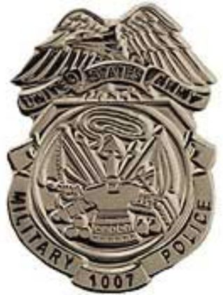 U.S. Army Military Police Lapel Hat Pin