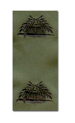 US ARMY MINI STAFF SPECIALIST COLLAR DEVICES (PAIR)