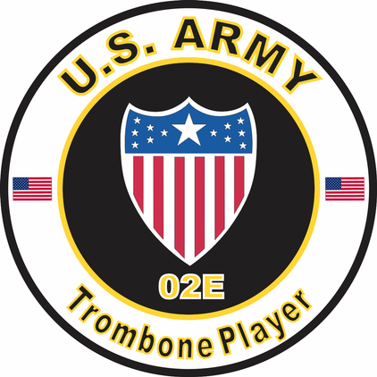 U.S. Army MOS 02E Trombone Player