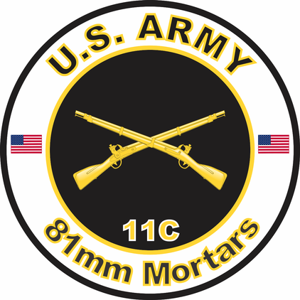 U.S. Army MOS 11C 81mm Mortars