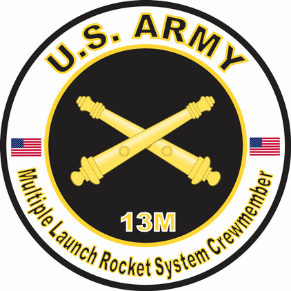U.S. Army MOS 13M Multiple Launch Rocket System Crewmember
