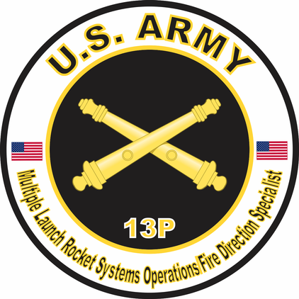 U.S. Army MOS 13P Multiple Launch Rocket Systems Operations Fire Direction Specialist