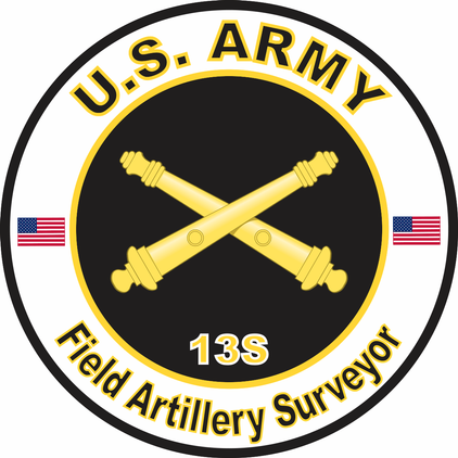U.S. Army MOS 13S Field Artillery Surveyor
