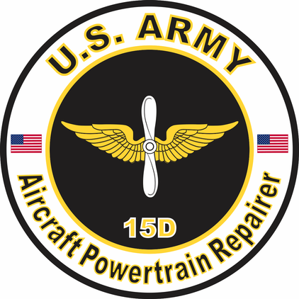 U.S. Army MOS 15D Aircraft Powerplant Specialist
