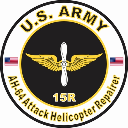 U.S. Army MOS 15R AH-64 Attack Helicopter Repairer
