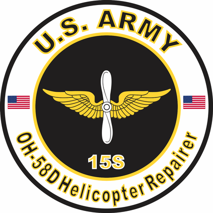U.S. Army MOS 15S OH-58-D Helicopter Repairer