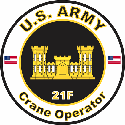 U.S. Army MOS 21F Crane Operator