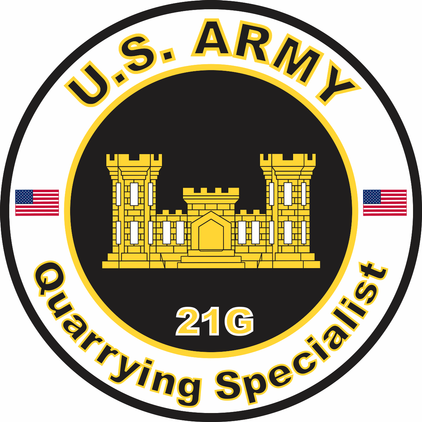 U.S. Army MOS 21G Quarrying Specialist