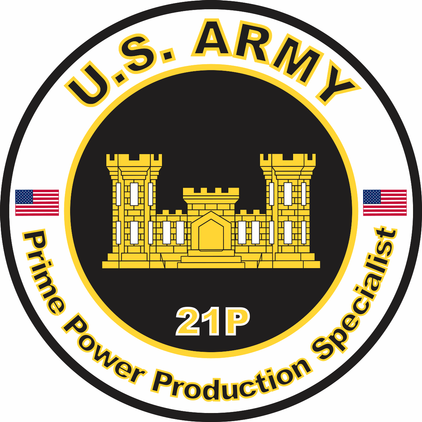 U.S. Army MOS 21P Prime Power Production Specialist