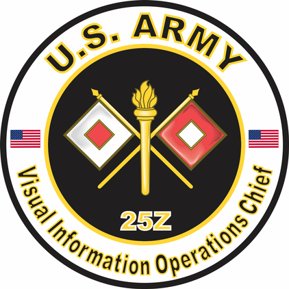 U.S. Army MOS 25Z Visual Information Operations Chief