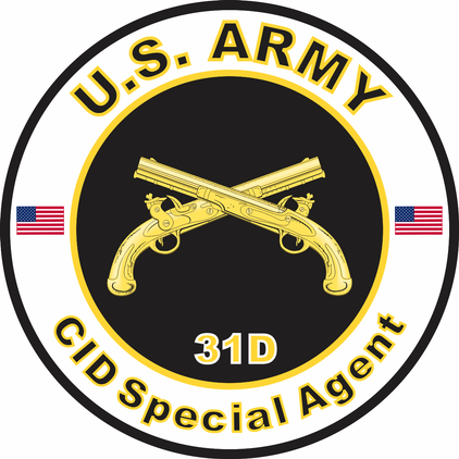 U.S. Army MOS 31D CID Special Agent
