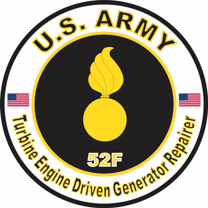 U.S. Army MOS 52F Turbine Engine Driven Generator Repairer
