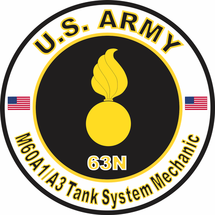 U.S. Army MOS 63N M60 A1-A3 Tank System Mechanic