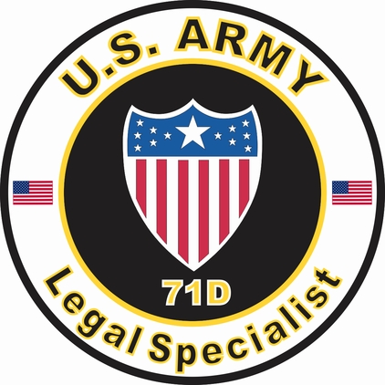 U.S. Army MOS 71D Legal Specialist