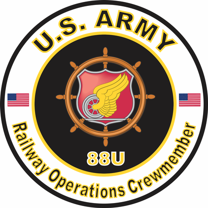U.S. Army MOS 88U Railway Operations Crewmember