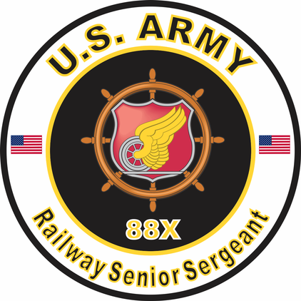 U.S. Army MOS 88X Railway Senior Sergeant