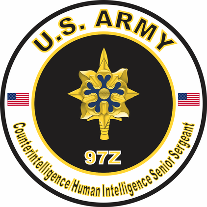 U.S. Army MOS 97Z Counterintelligence/Human Intelligence Senior Sergeant