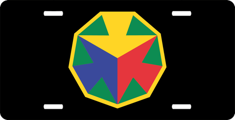 U.S. Army National Training Center License Plate