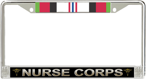 U.S. Army Nurse Corps Afghanistan Veteran License Plate Frame