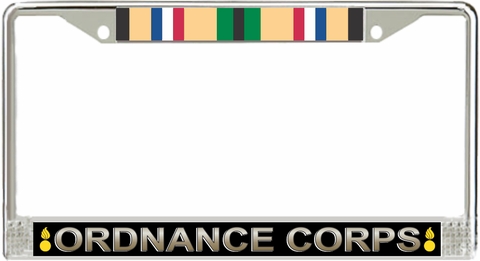 U.S. Army Ordnance Corps Gulf War Veteran License Plate Frame