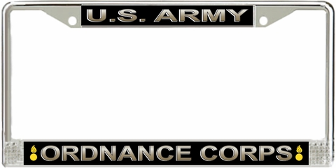 U.S. Army Ordnance Corps License Plate Frame
