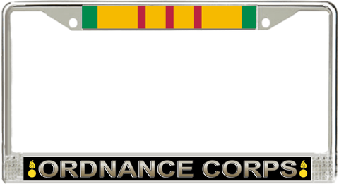 U.S. Army Ordnance Corps Vietnam Veteran License Plate Frame