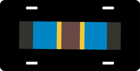 U.S. Army Overseas Service Ribbon License Plate