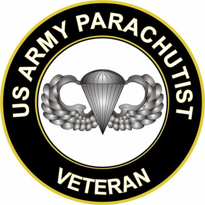 U.S. Army Parachutist Veteran Sticker Decal