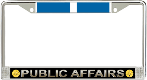 U.S. Army Public Affairs Korea Veteran License Plate Frame