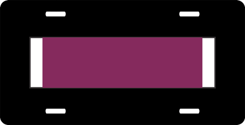 U.S. Army Purple Heart Ribbon License Plate
