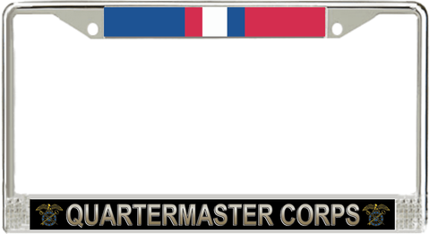 U.S. Army Quartermaster Corps Kosovo Veteran License Plate Frame