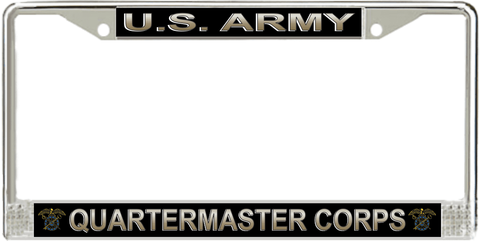 U.S. Army Quartermaster Corps License Plate Frame