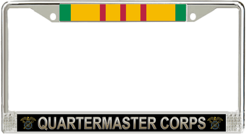 U.S. Army Quartermaster Corps Vietnam Veteran License Plate Frame