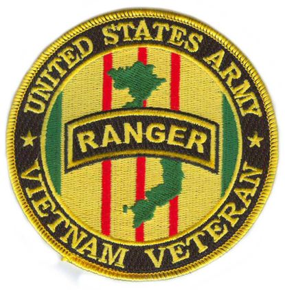 U.S. Army Ranger Vietnam Veteran 4" Patch