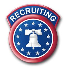 U.S. Army Recruiting Command Patch Vinyl Transfer Decal