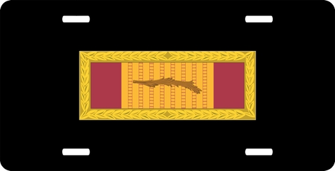 U.S. Army Republic Of Vietnam Gallantry Cross Unit Citation Ribbon License Plate