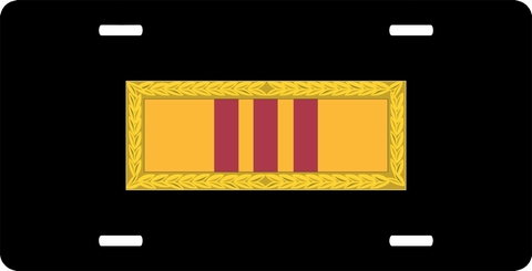 U.S. Army Republic Of Vietnam Presidential Unit Citation Ribbon License Plate