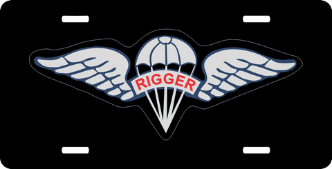 U.S. Army Rigger Wings License Plate