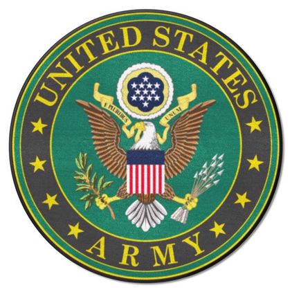 U.S. Army 44" Round Mat