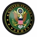 US Army: Round Slimline Lighted Wall Sign