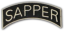 U.S. Army Sapper Lapel Hat Pin