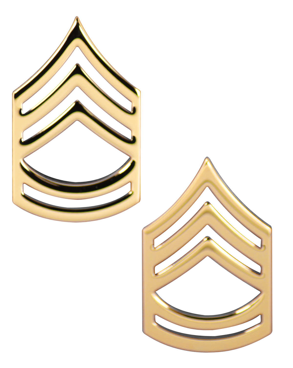 U.S. Army Sergeant First Class Gold Collar Rank Insignia