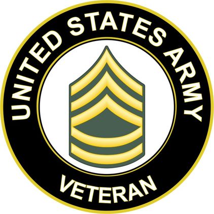 U.S. Army Sergeant First Class Veteran Sticker Decal